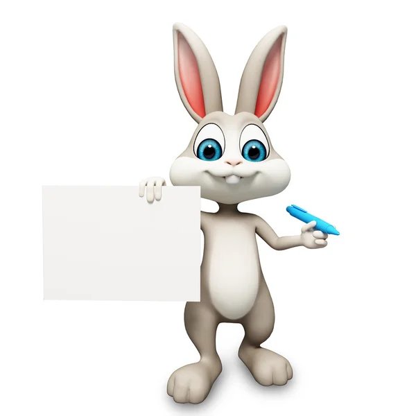 Bunny med vita tecken — Stockfoto