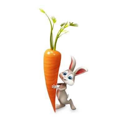 Bunny havuç ile