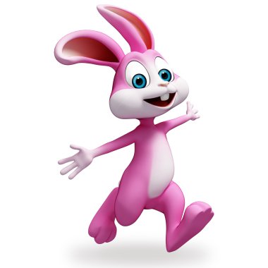 gülümseyen mutlu bunny