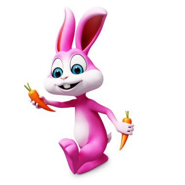 Bunny havuç ile
