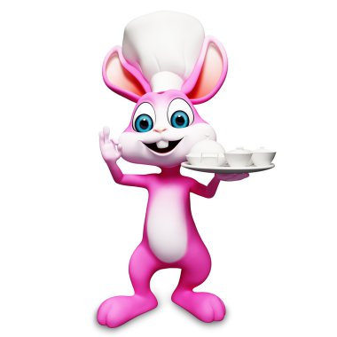 gülümseyen mutlu bunny