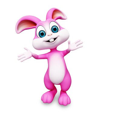 gülümseyen mutlu bunny