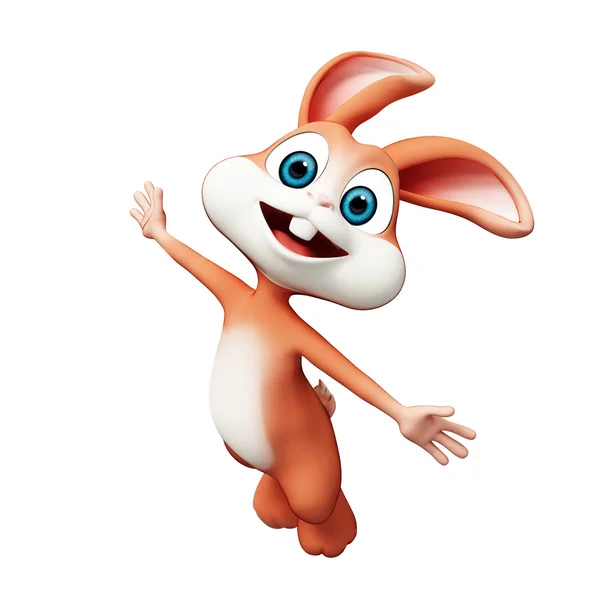 Happy smiling bunny — Stock Photo, Image