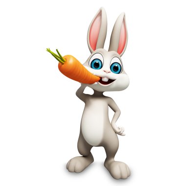 Bunny havuç ile