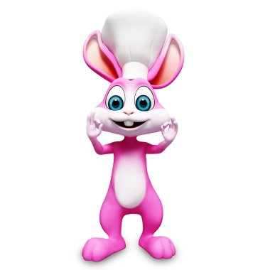 gülümseyen mutlu bunny