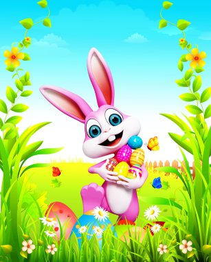 Mutlu Paskalya tavşanları