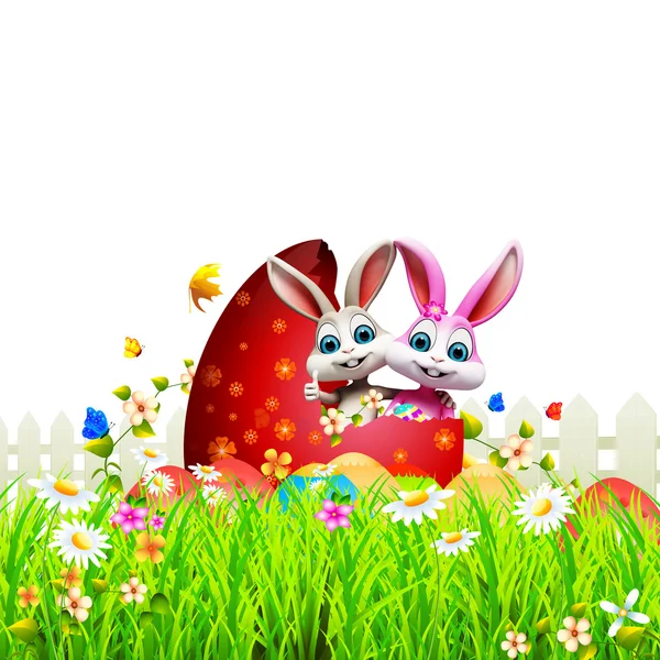 快乐复活节兔子 — 图库照片