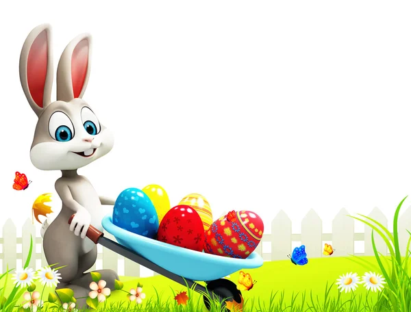 Happy easter bunny — Stock Photo, Image