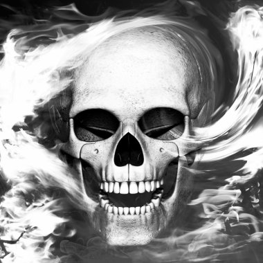 iskelet duman olduğunu