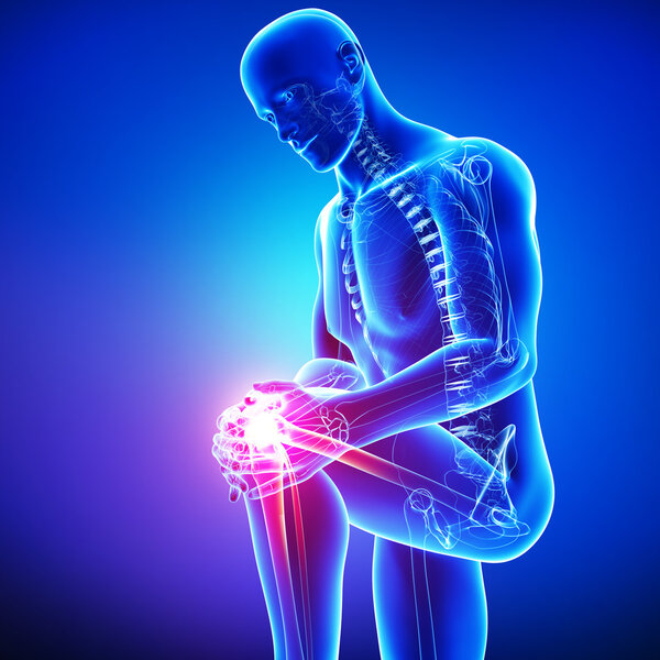 male knee pain
