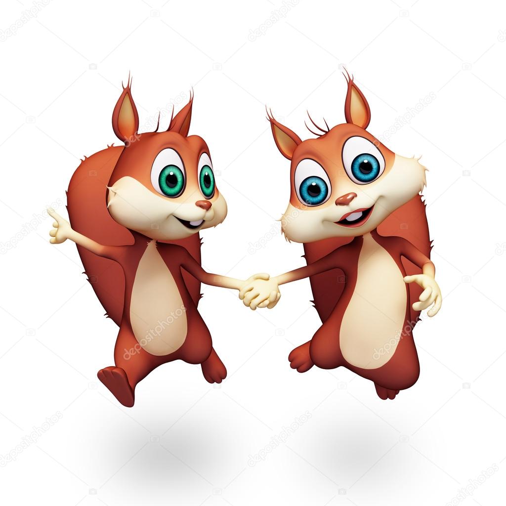 Two cute squirrels male and female Stock Photo by ©pixologic 22854486