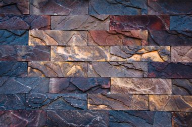 Bloklardan yapılmış modern gri beton duvarın arka plan dokusu