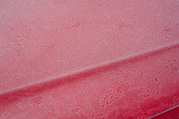 Jéggel Jéggel Borított Autó Fagyott Eső Után Téli Fagyos Jelenetek — Stock Fotó