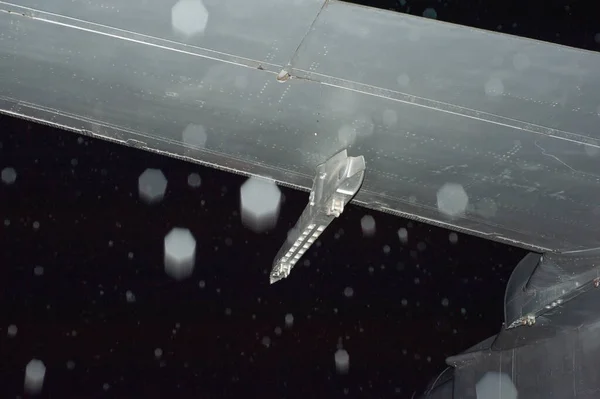 Крепление Воздушной Бомбы Крыле Истребителя Авиационного Оружия — стоковое фото