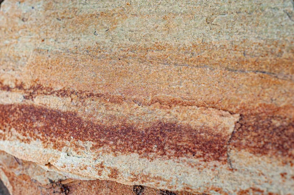 A mountain of gold, red stones from shale rocks — Stock Photo, Image