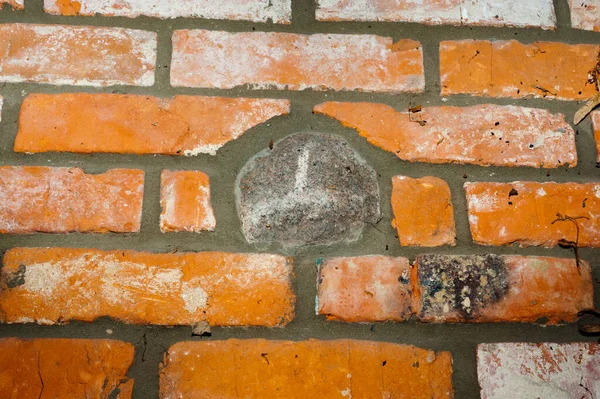 Brick Wall Red Brick Red Brick Background Texture — Stockfoto