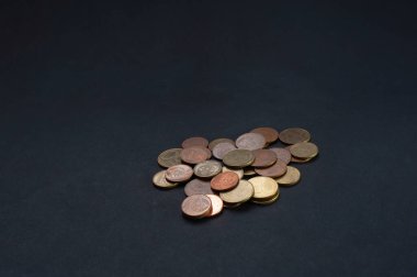 Altın para yığını, gümüş para, bakır para, çeyreklik,