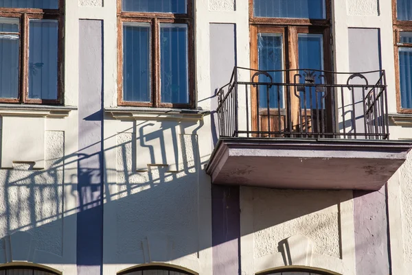 Vecchi balconi a Minsk — Foto Stock