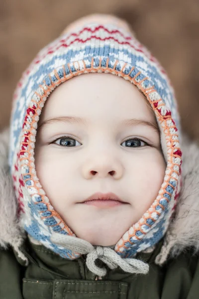 Pojke i hatt — Stockfoto