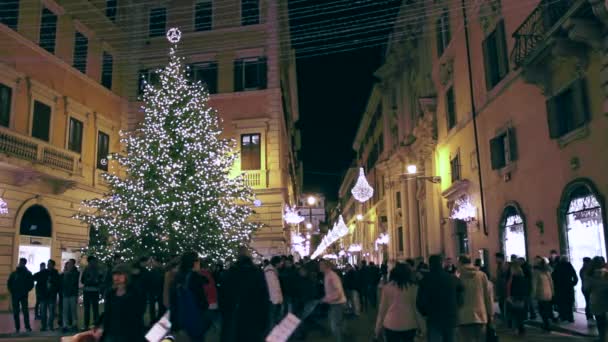 Natal em roma — Vídeo de Stock