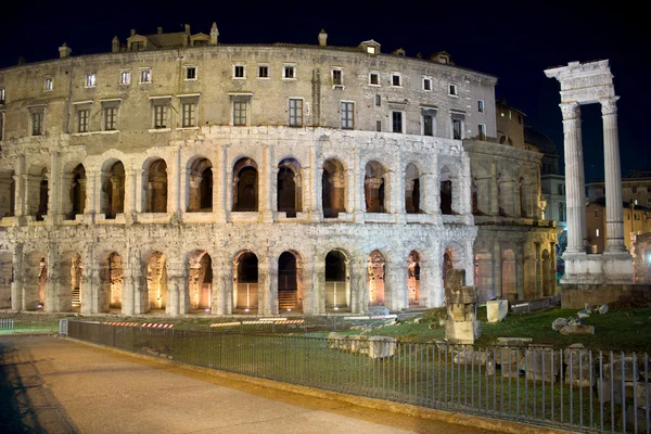 Teatro di marcello nachts 2 — Stockfoto