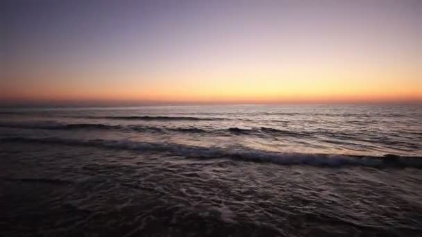 Crepúsculo do mar — Vídeo de Stock