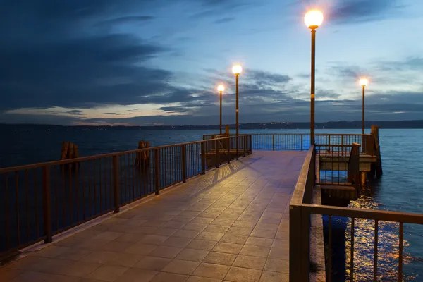 Pier at the dusk — Stock Photo, Image