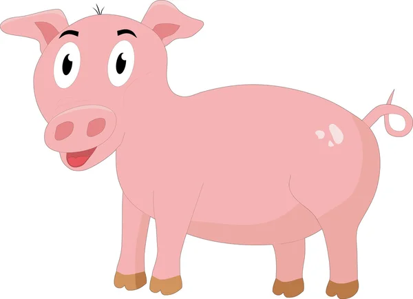 Różowy świnia — Wektor stockowy