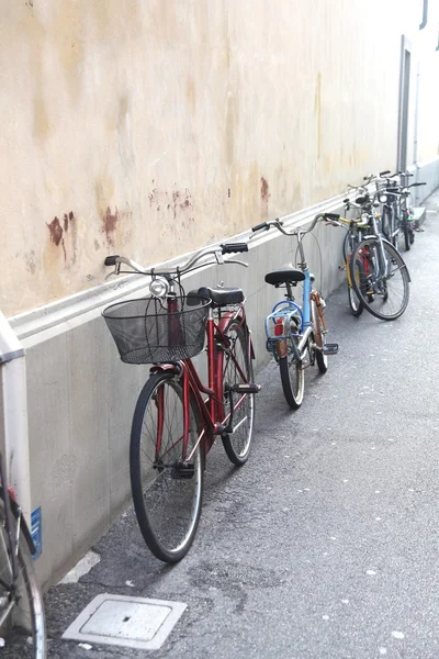 Estacionamento de bicicleta — Fotografia de Stock