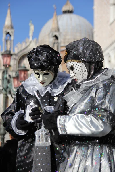 Máscara de carnaval Venecia — Foto de Stock