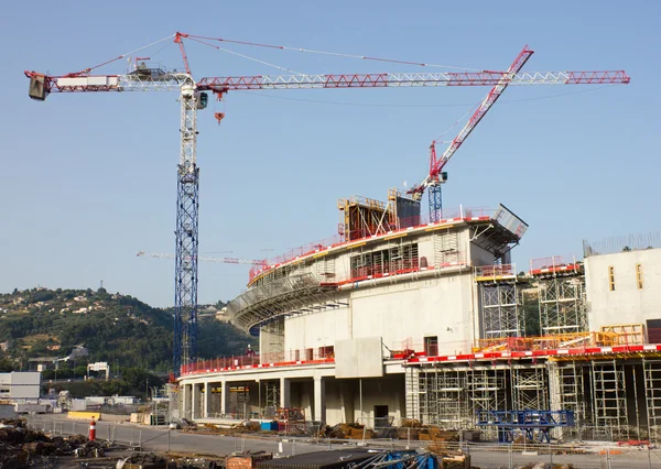 Hochhausbaustelle — Stockfoto