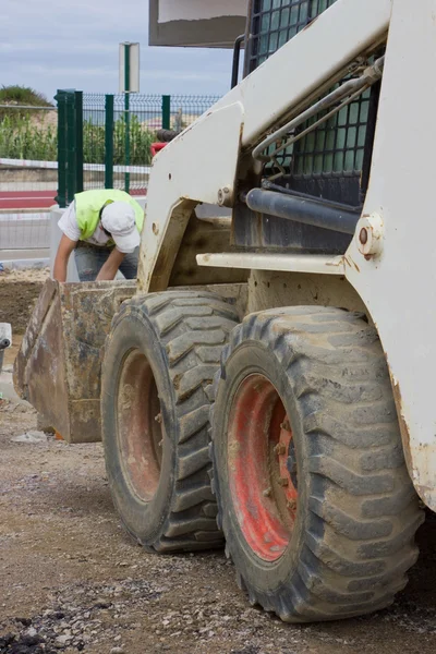 Impianti di costruzione in cantiere — Foto Stock