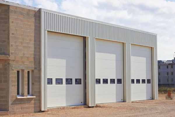 Loading dock cargo doors — Stock Photo, Image