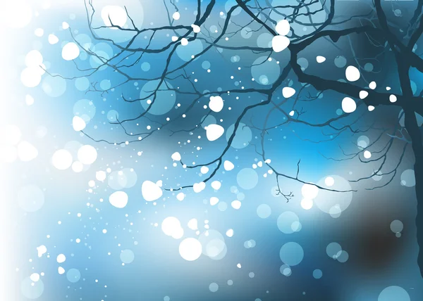 Christmas winter background — Stock Vector