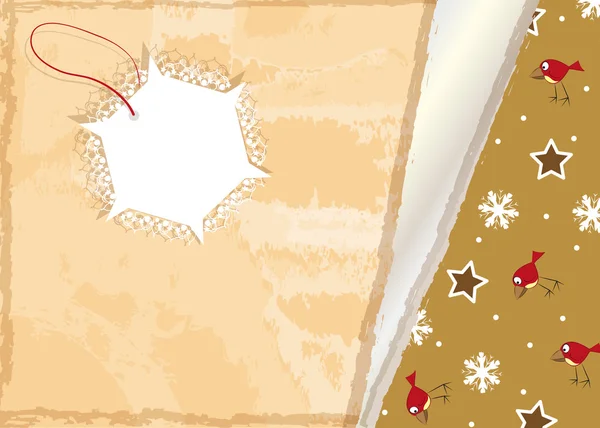 クリスマスの包装紙 — ストックベクタ