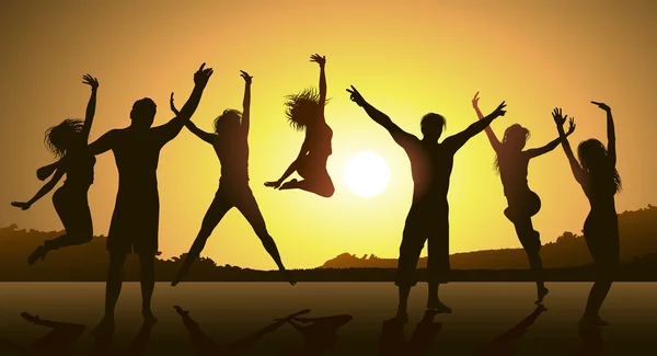 Arkadaşlar eğleniyor.