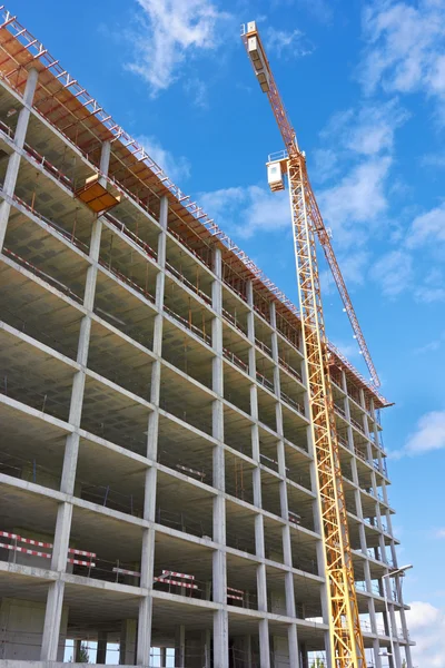 Sitio de construcción Highrise — Foto de Stock