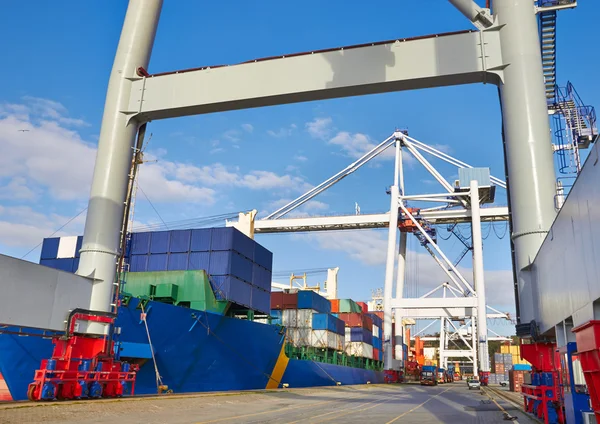 Goliath crane loading of goods — Stock Photo, Image