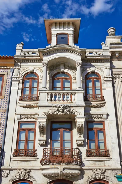 tipik bina görünümü, aveiro, Portekiz