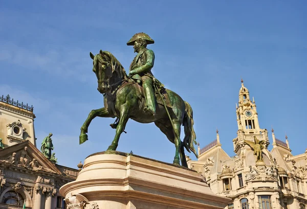 Monument du roi Pedro IV, Porto, Portugal — Photo