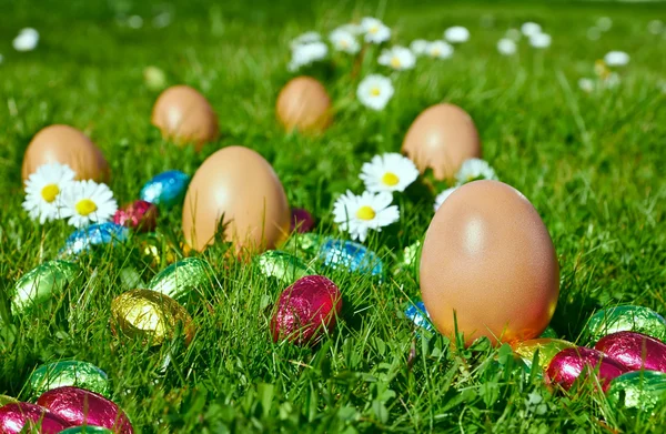 Huevos de Pascua de caramelo —  Fotos de Stock