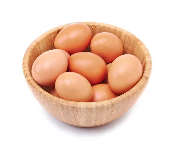 У миску яєць — стокове фото