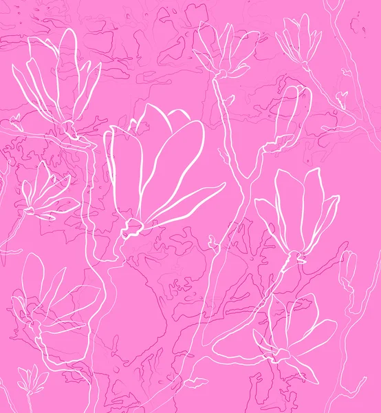 Fondo floral — Vector de stock