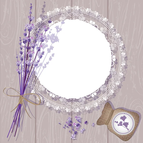 Lavendel Hintergrund — Stockvektor