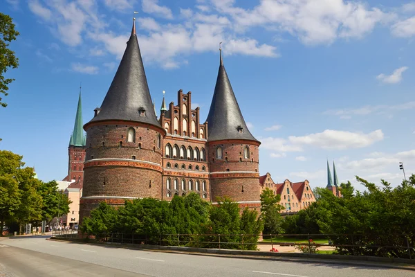 Holstentor in Lubeck, Germany — Stock Photo, Image