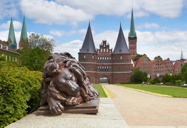 Holstein Gate, Lubeck, Germany — Stock Photo, Image