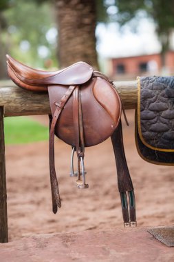 Horse saddle clipart