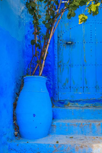 Blaue Tür — Stockfoto