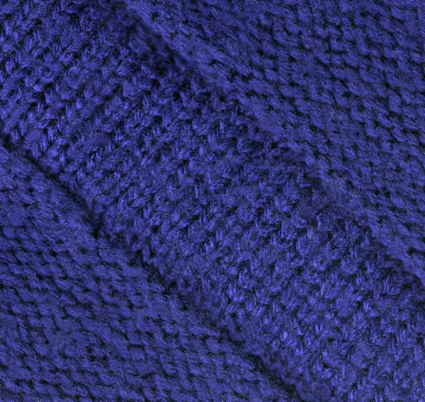 Kék gyapjú textúra — Stock Fotó