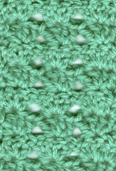 Textura de lã verde — Fotografia de Stock